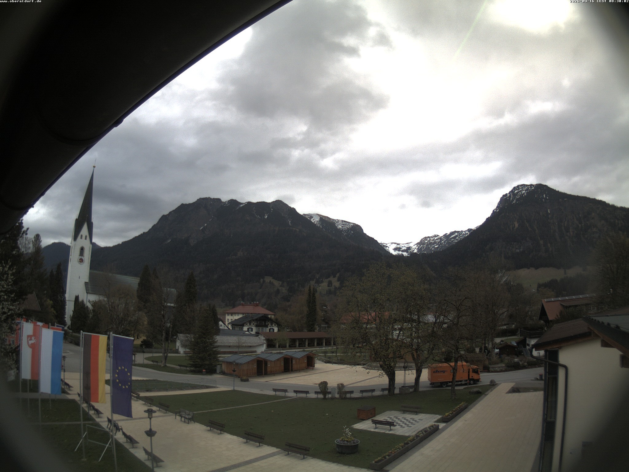 Archiv Foto Webcam Kurpark Oberstdorf