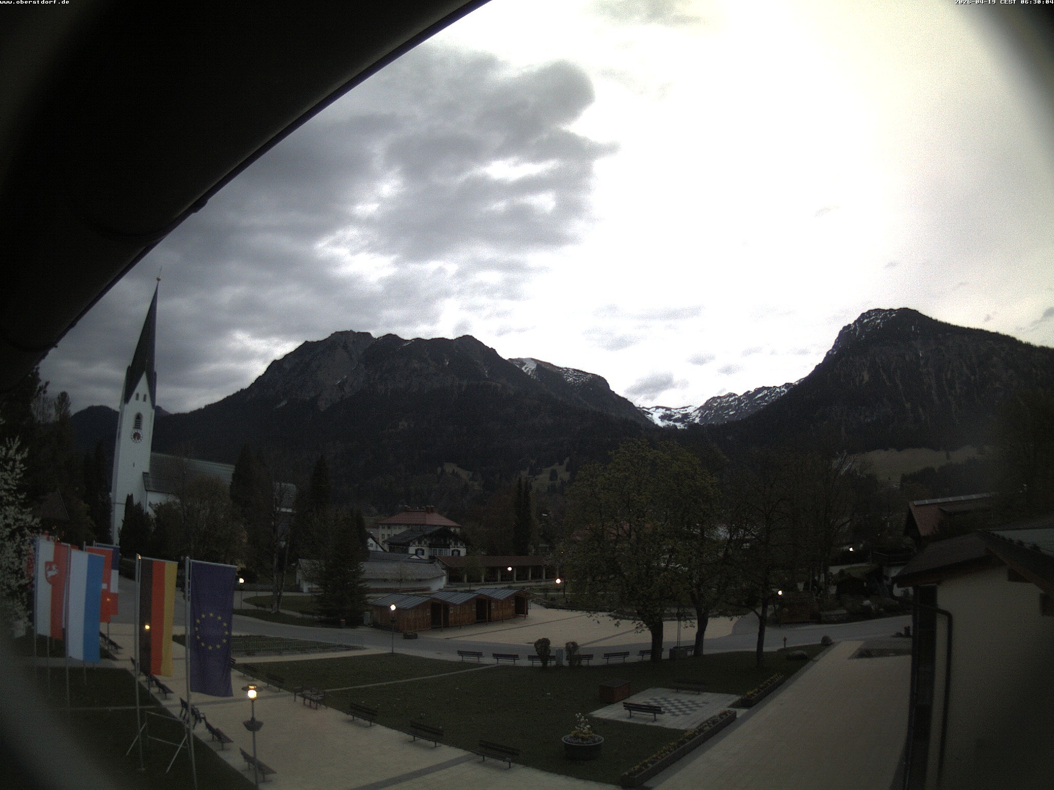 Archiv Foto Webcam Kurpark Oberstdorf
