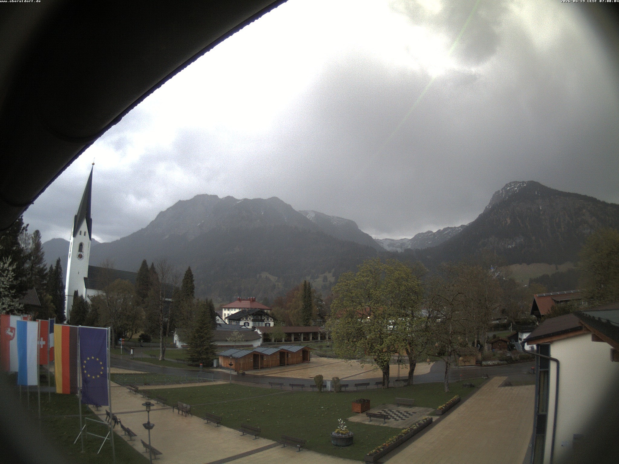 Archiv Foto Webcam Kurpark Oberstdorf