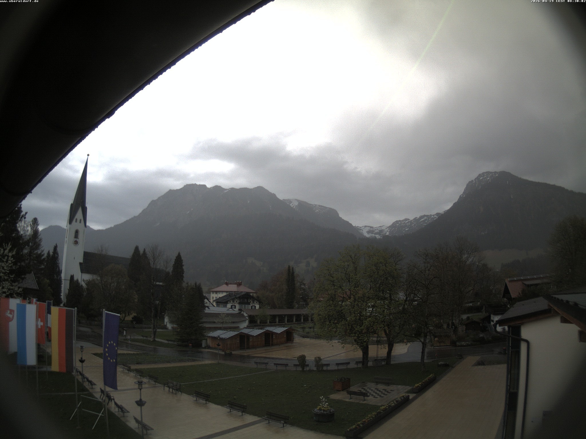 Archiv Foto Webcam Kurpark Oberstdorf