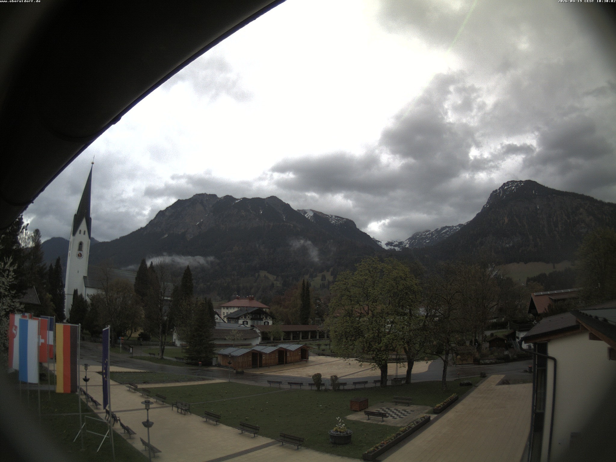 Archiv Foto Webcam Kurpark Oberstdorf