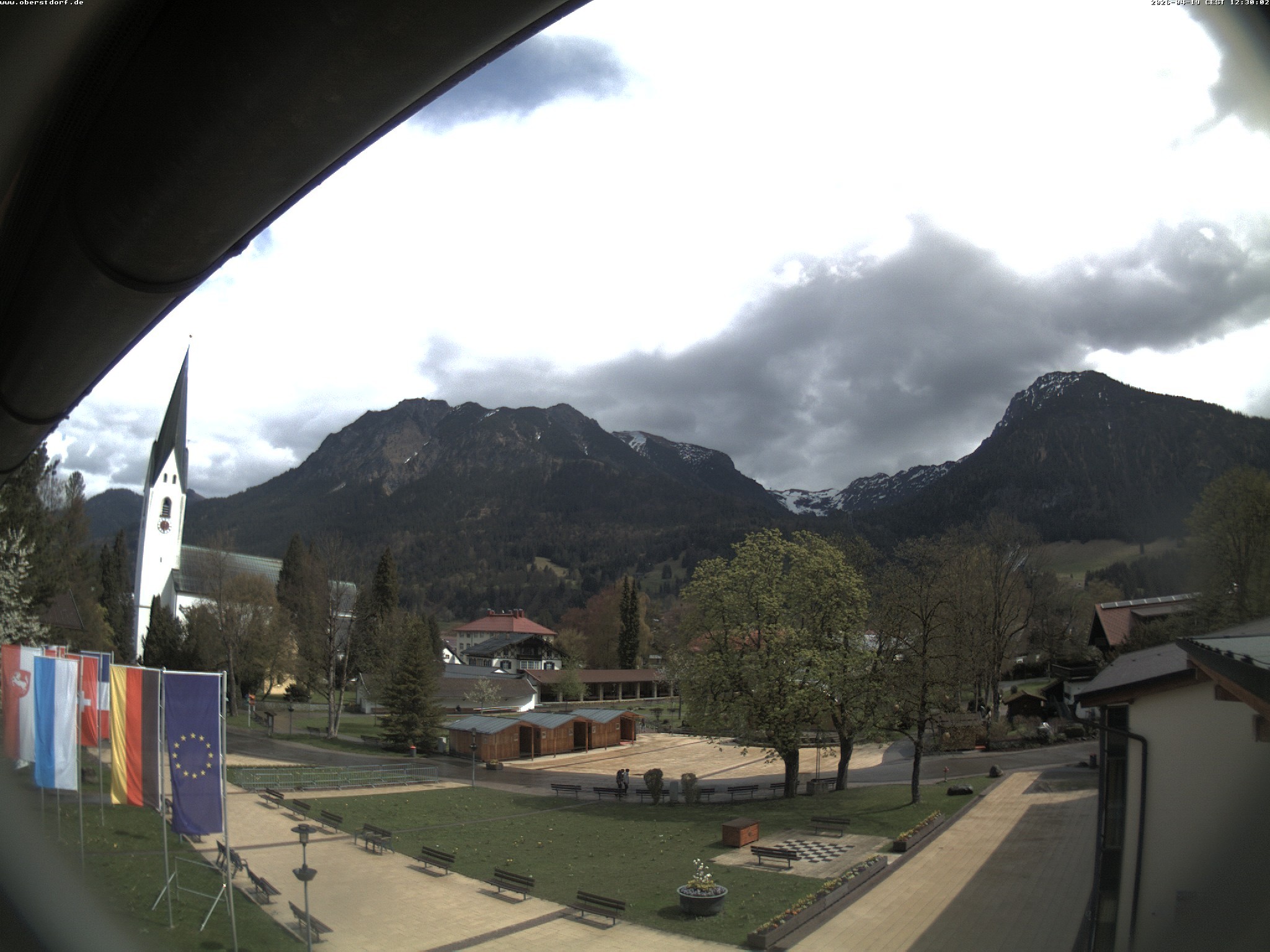 Archiv Foto Webcam Kurpark Oberstdorf
