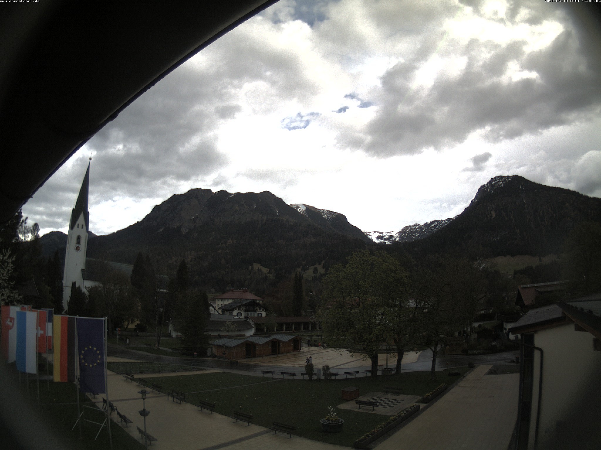 Archiv Foto Webcam Kurpark Oberstdorf