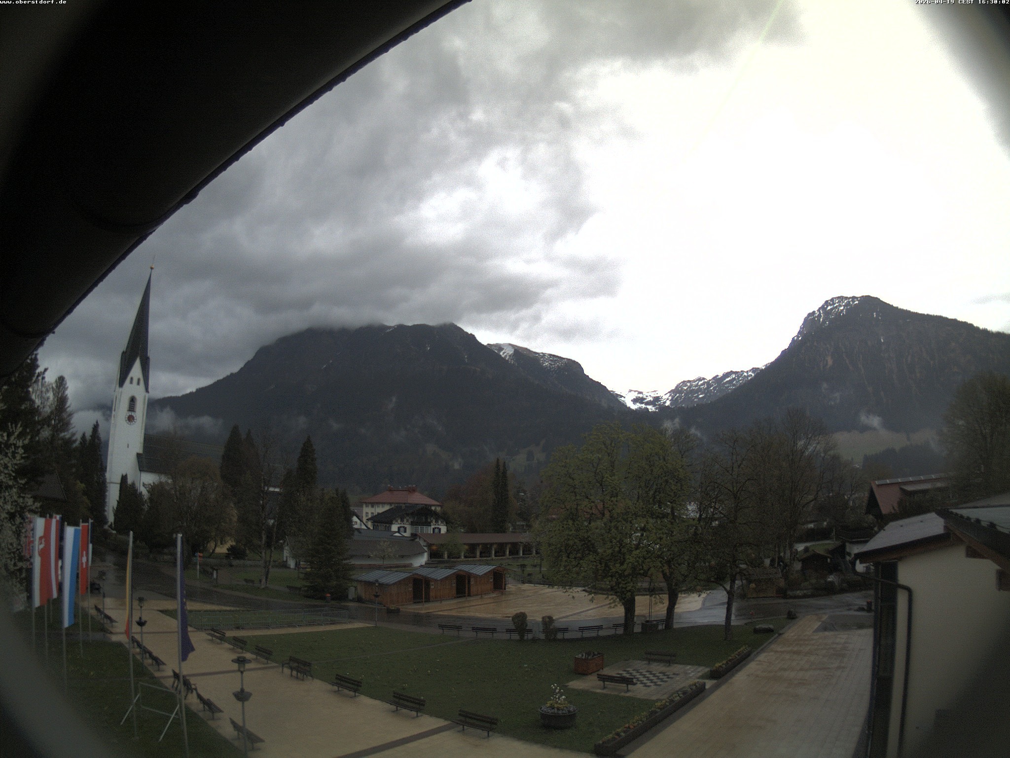 Archiv Foto Webcam Kurpark Oberstdorf