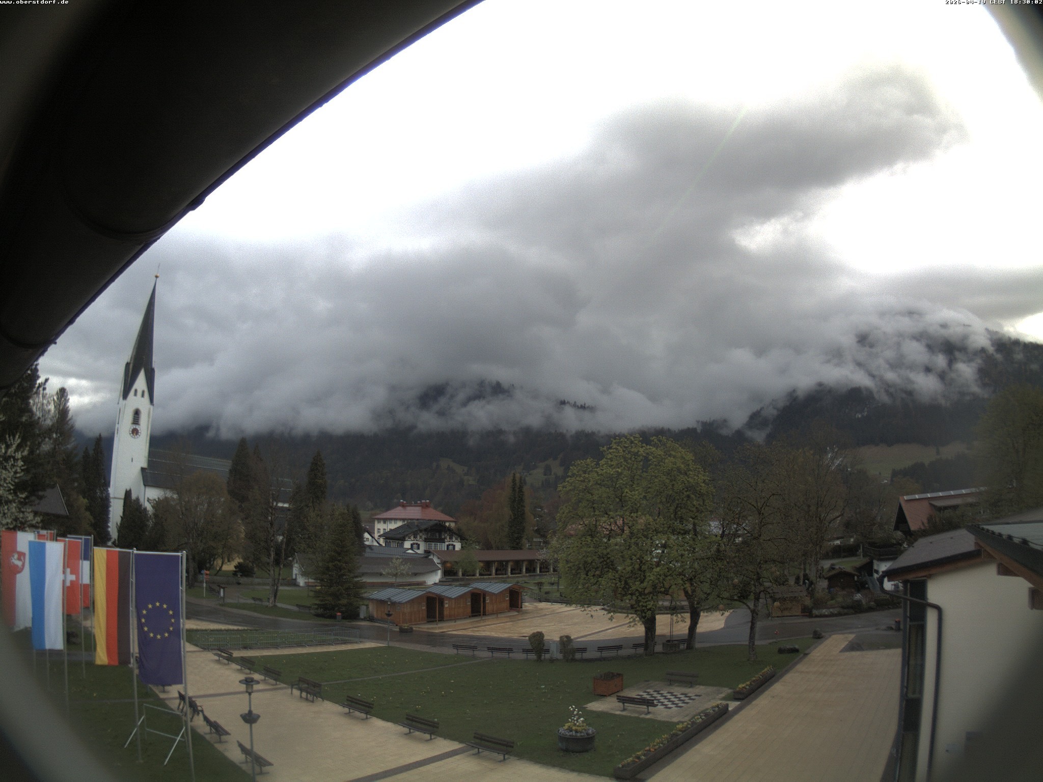 Archiv Foto Webcam Kurpark Oberstdorf
