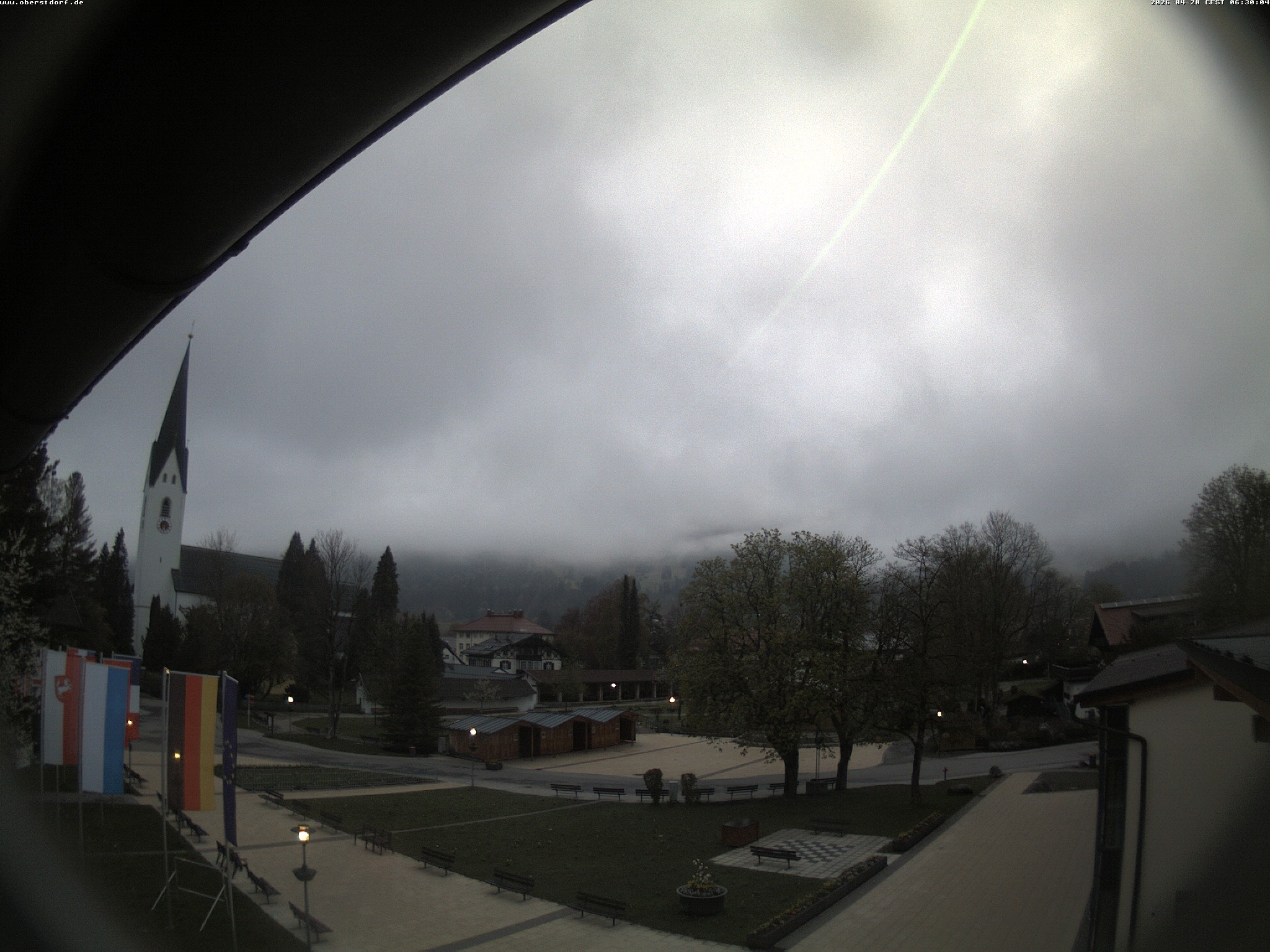 Archiv Foto Webcam Kurpark Oberstdorf