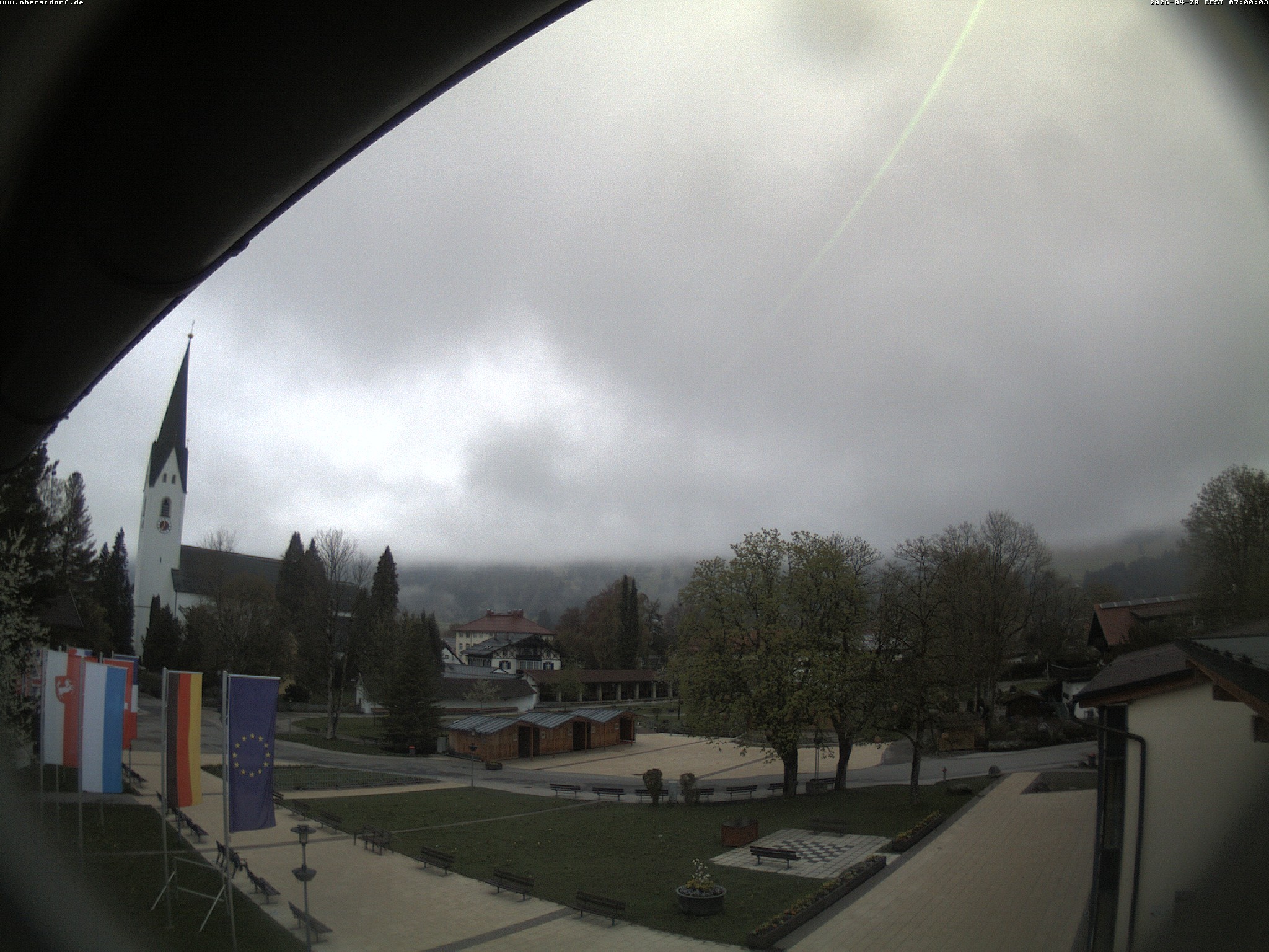 Archiv Foto Webcam Kurpark Oberstdorf