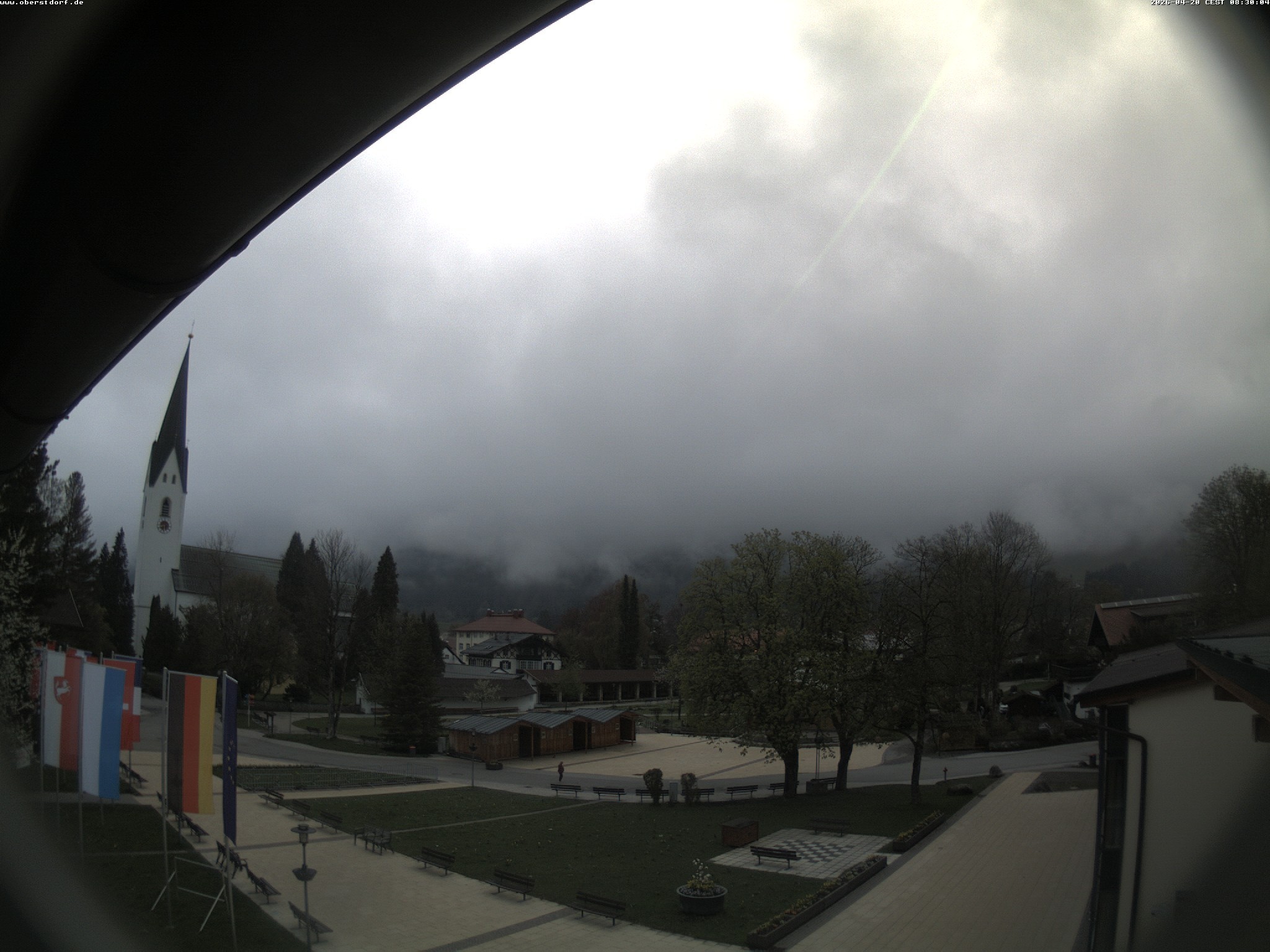Archiv Foto Webcam Kurpark Oberstdorf