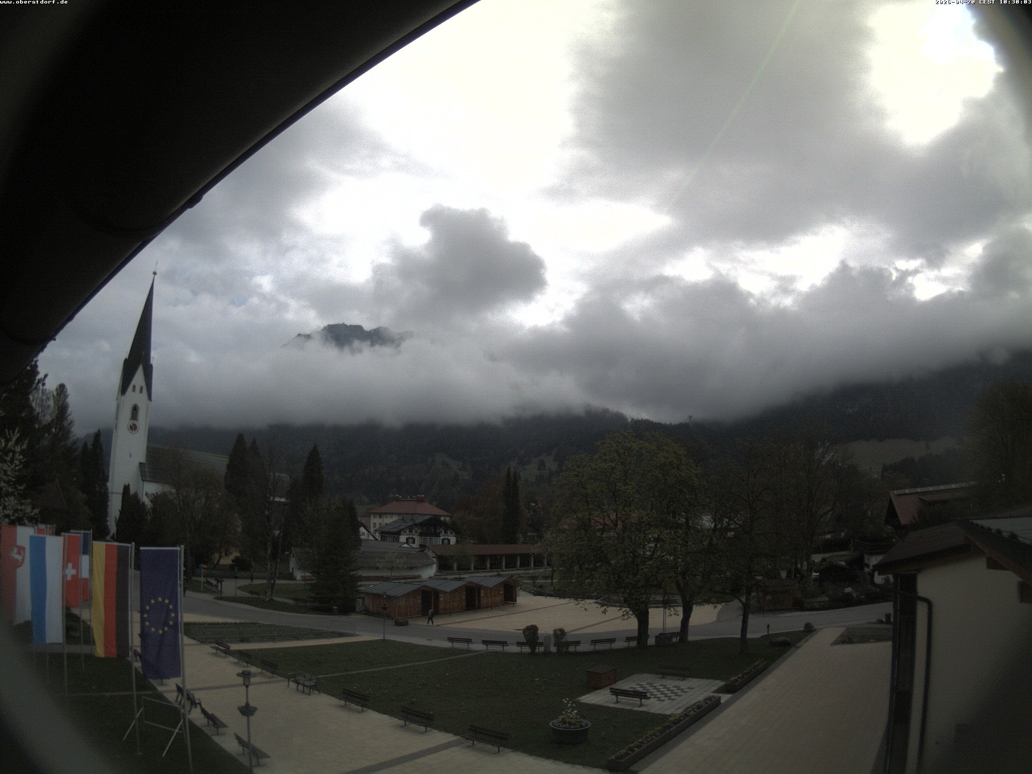 Archiv Foto Webcam Kurpark Oberstdorf