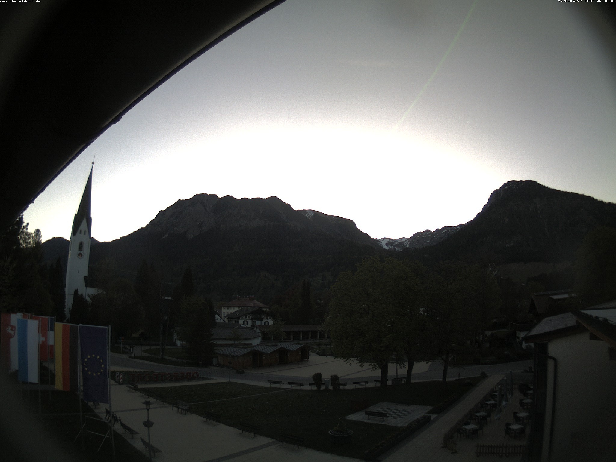 Archiv Foto Webcam Kurpark Oberstdorf