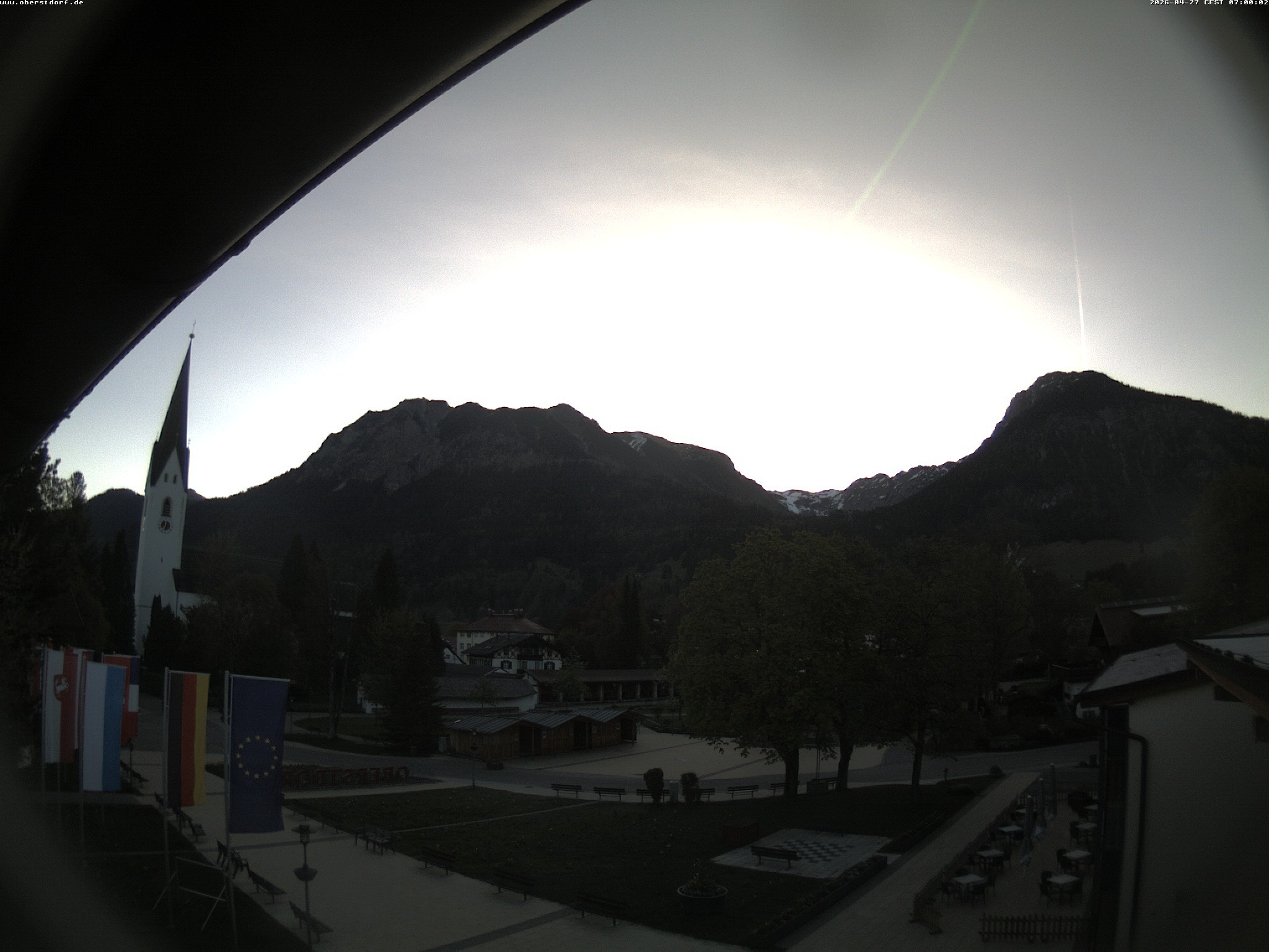 Archiv Foto Webcam Kurpark Oberstdorf