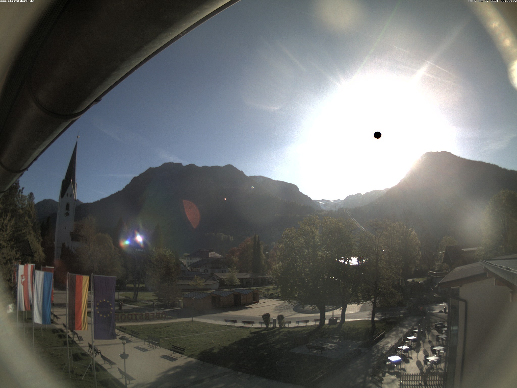 Archiv Foto Webcam Kurpark Oberstdorf