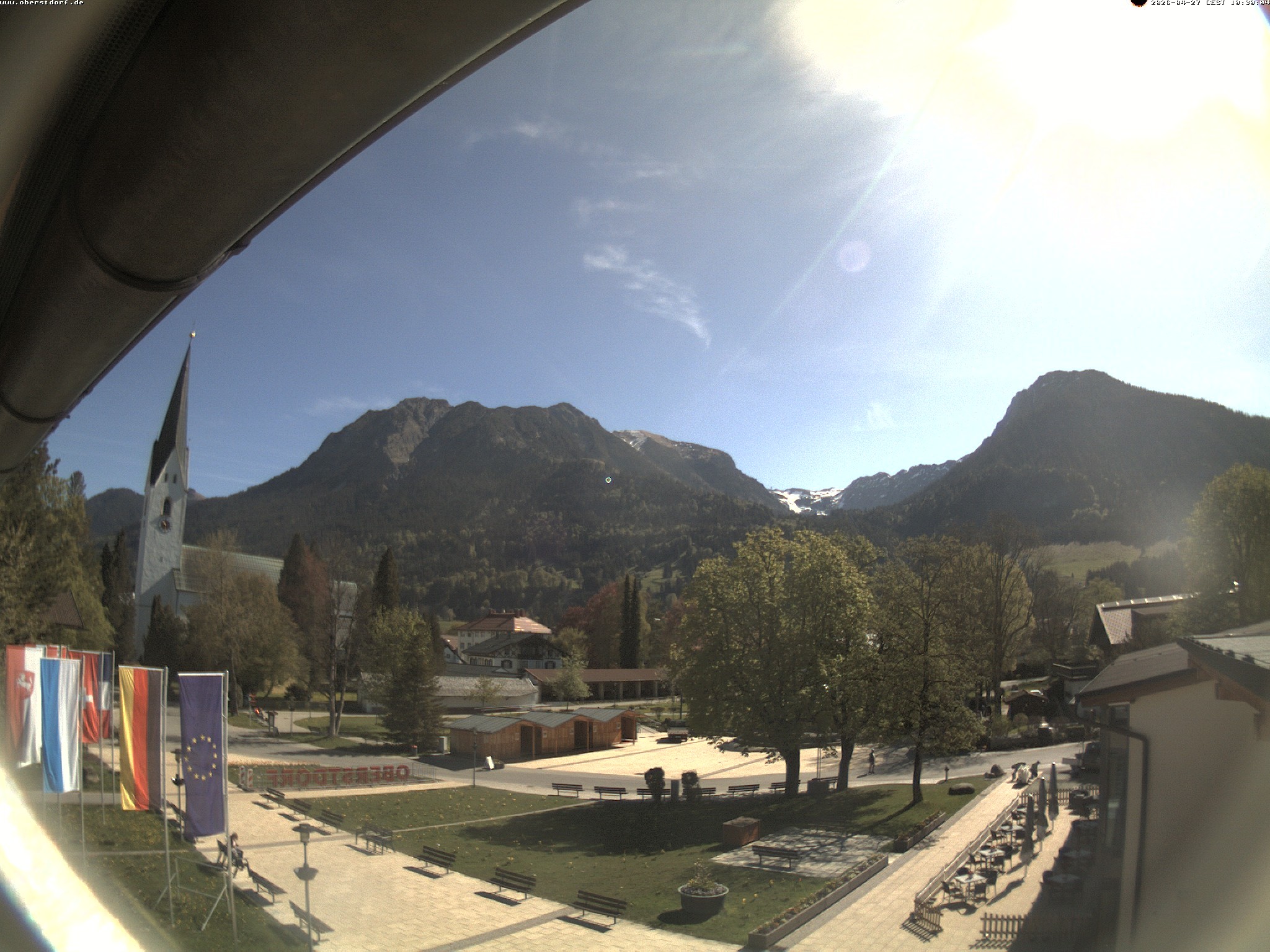 Archiv Foto Webcam Kurpark Oberstdorf