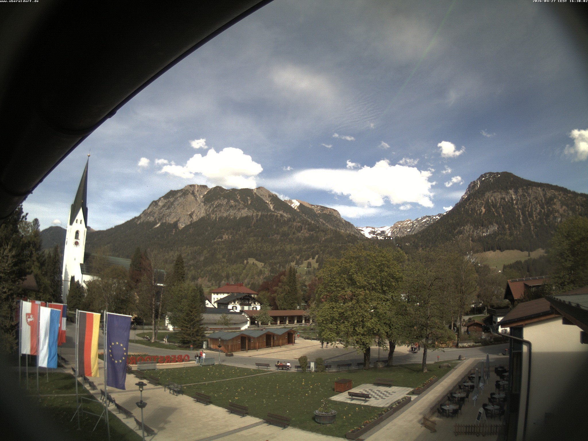 Archiv Foto Webcam Kurpark Oberstdorf