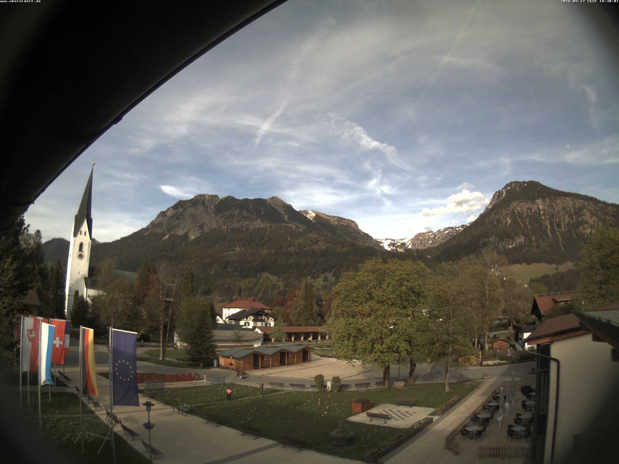 Archiv Foto Webcam Kurpark Oberstdorf