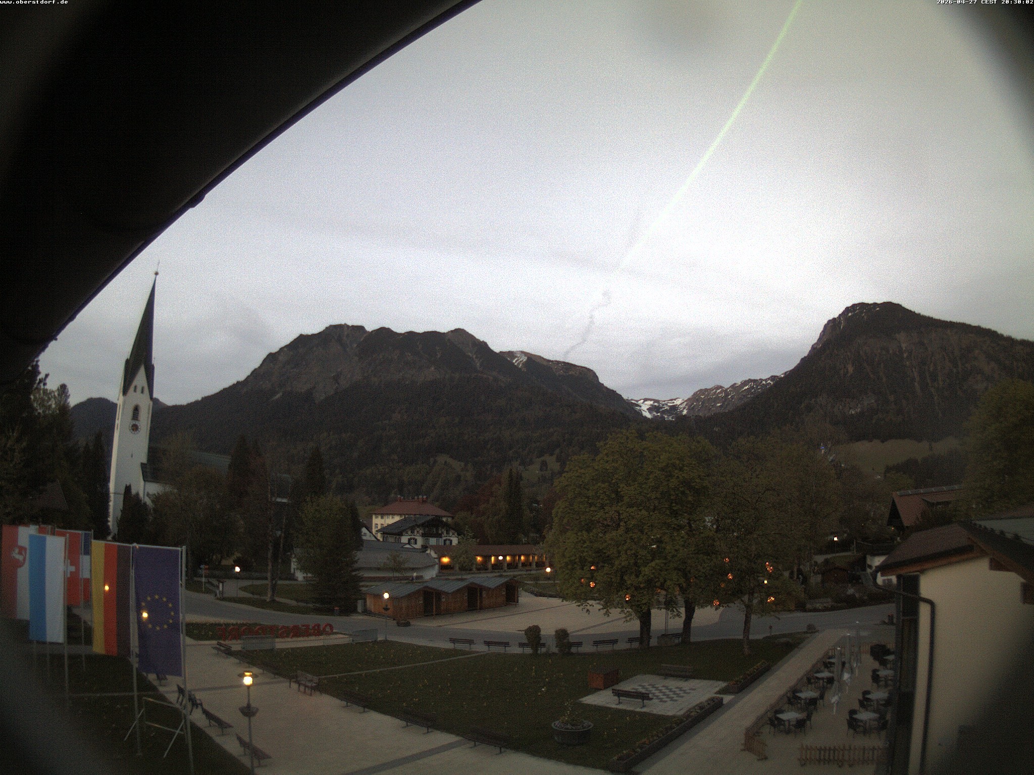 Archiv Foto Webcam Kurpark Oberstdorf