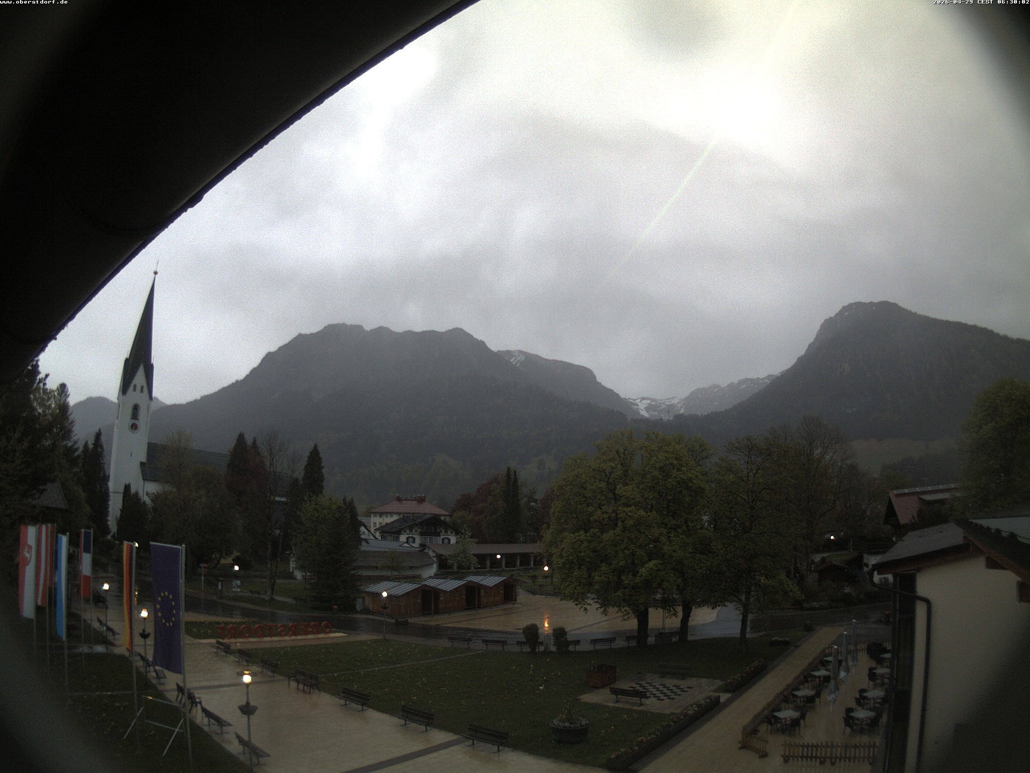 Archiv Foto Webcam Kurpark Oberstdorf