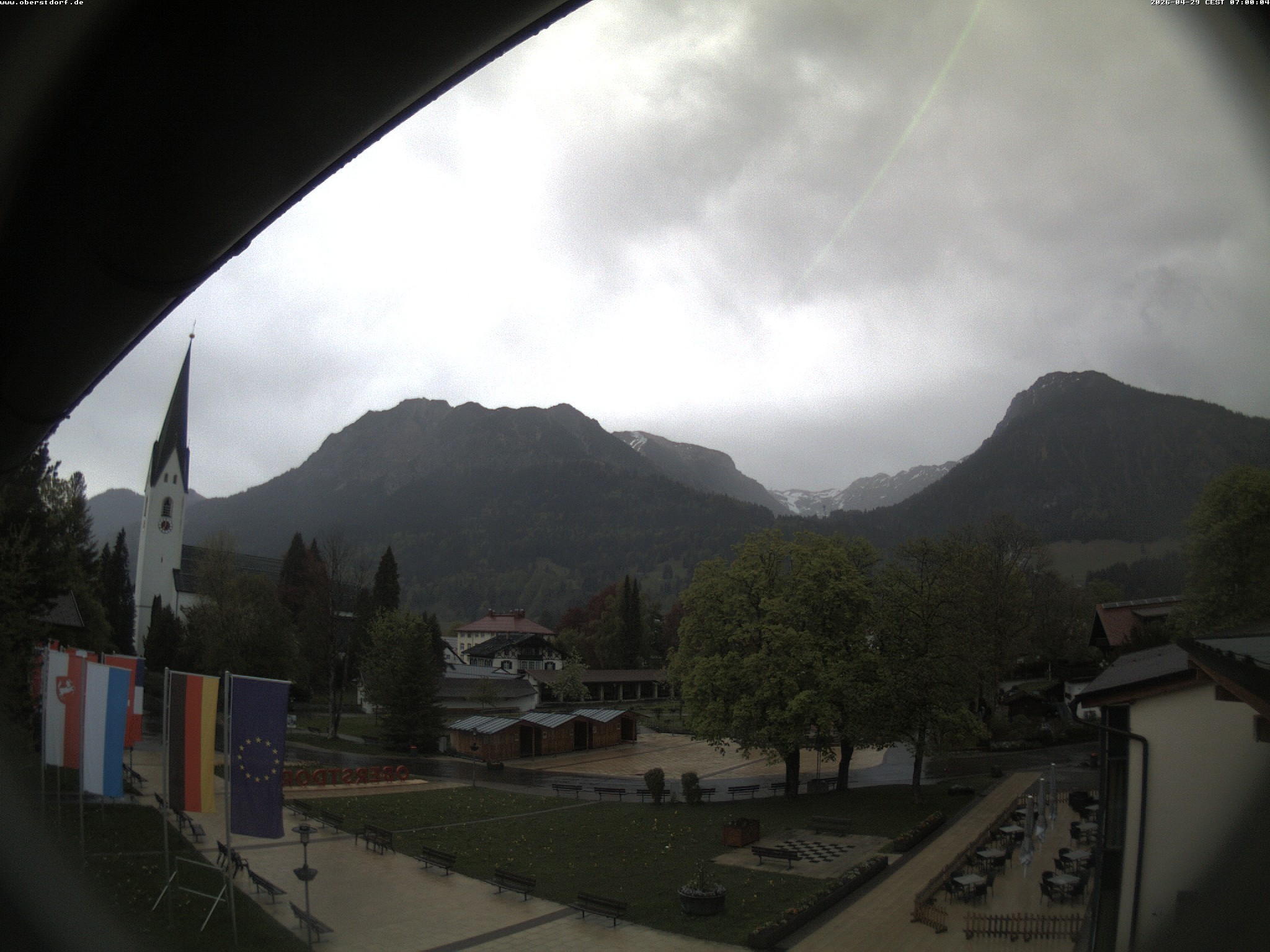 Archiv Foto Webcam Kurpark Oberstdorf