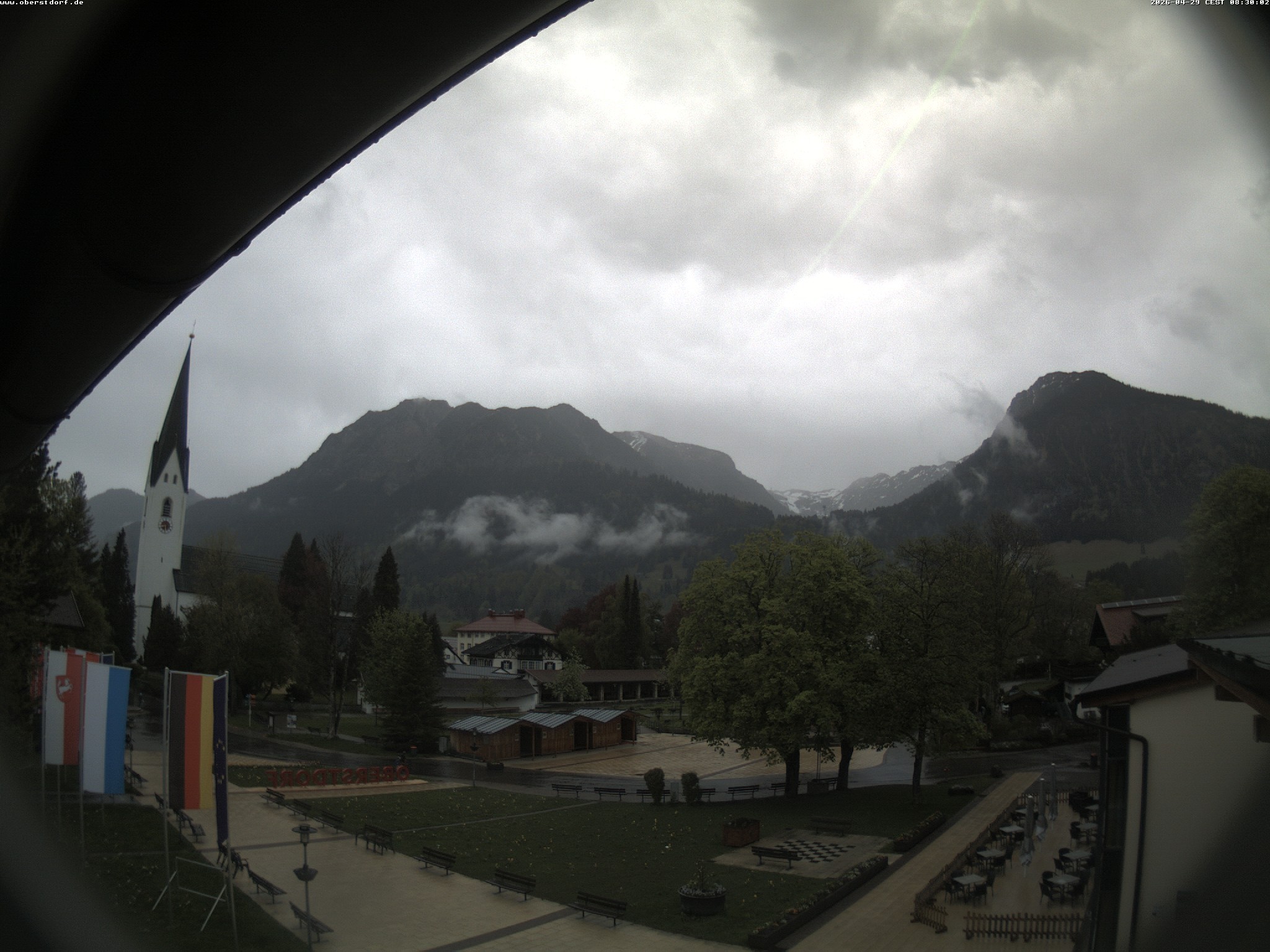 Archiv Foto Webcam Kurpark Oberstdorf