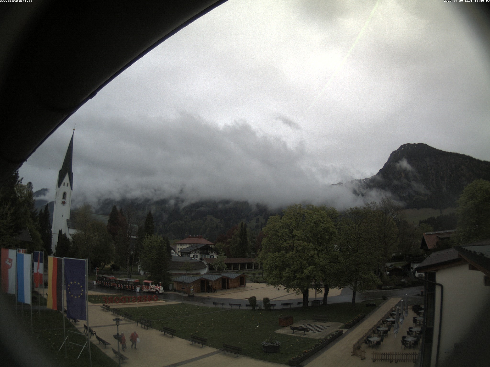 Archiv Foto Webcam Kurpark Oberstdorf