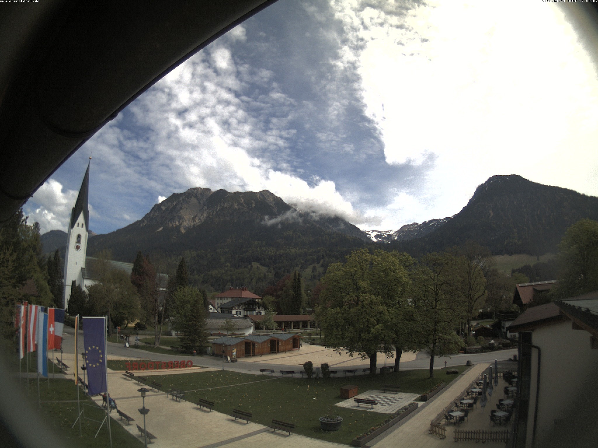 Archiv Foto Webcam Kurpark Oberstdorf
