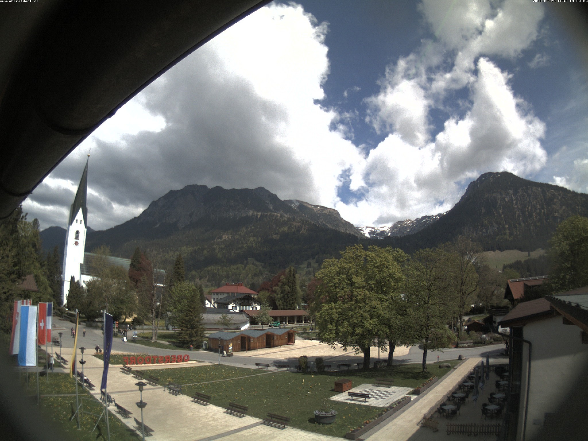 Archiv Foto Webcam Kurpark Oberstdorf