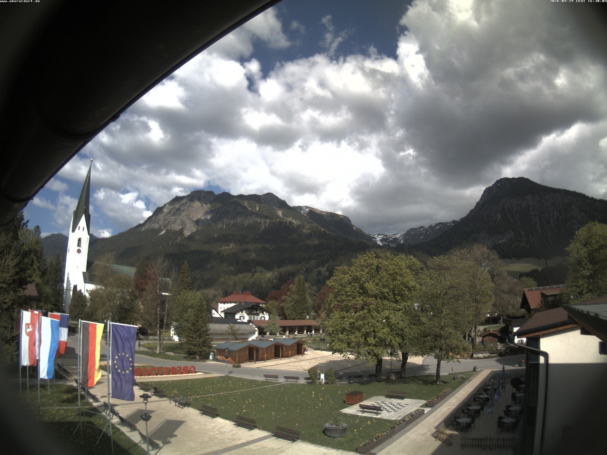 Archiv Foto Webcam Kurpark Oberstdorf