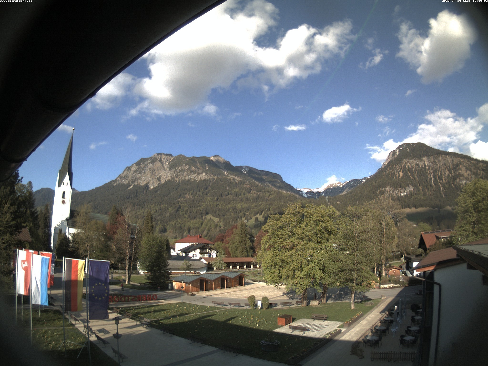 Archiv Foto Webcam Kurpark Oberstdorf