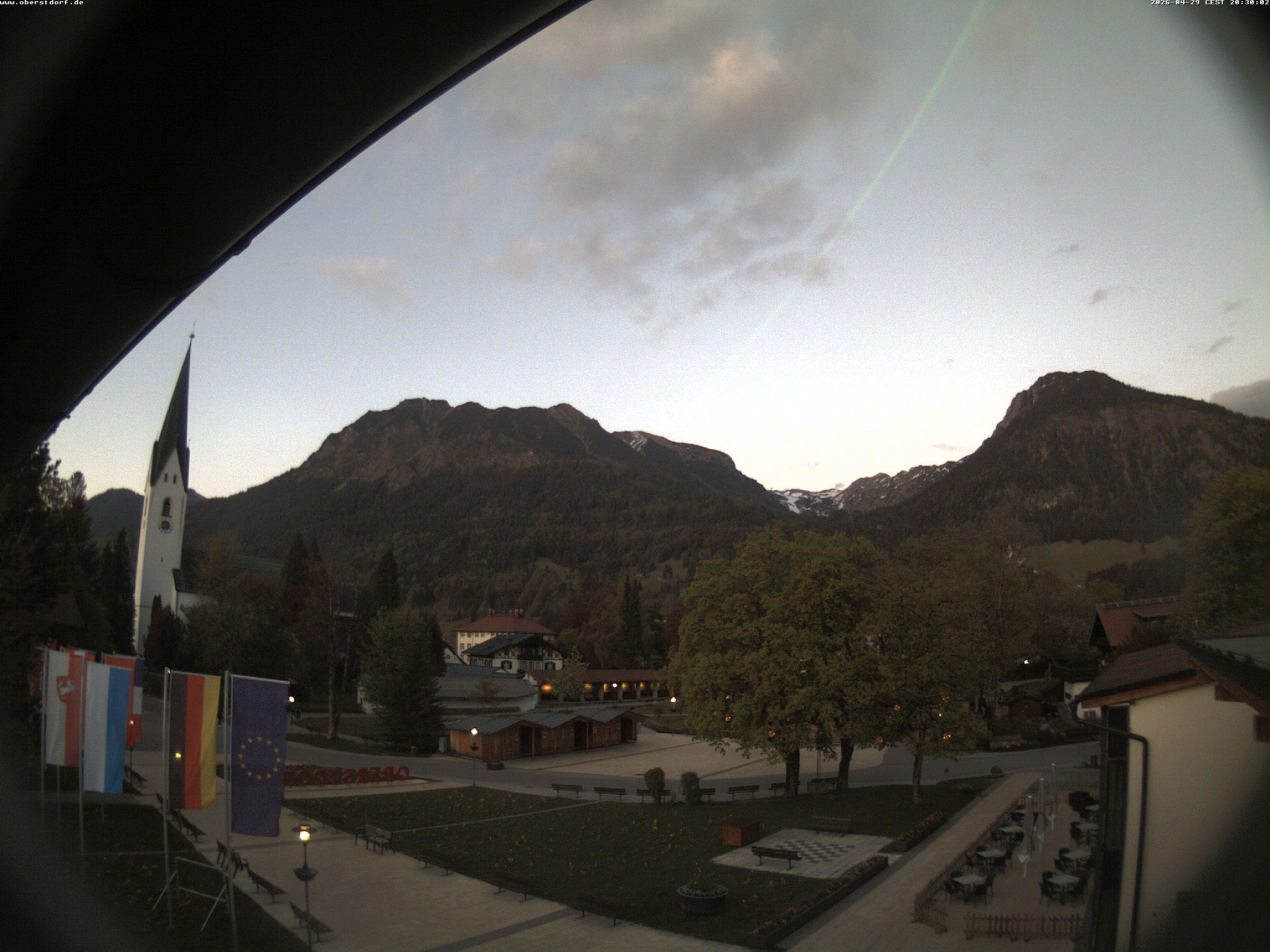 Archiv Foto Webcam Kurpark Oberstdorf
