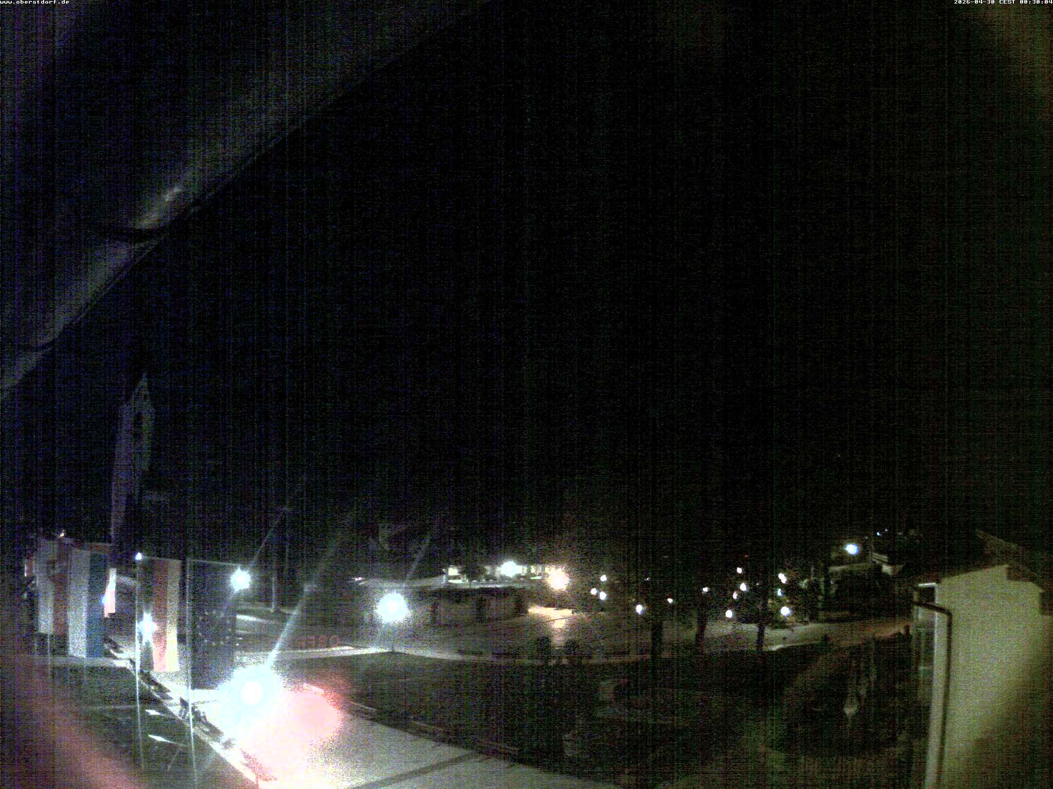 Archived image Webcam St. John's Church Oberstdorf