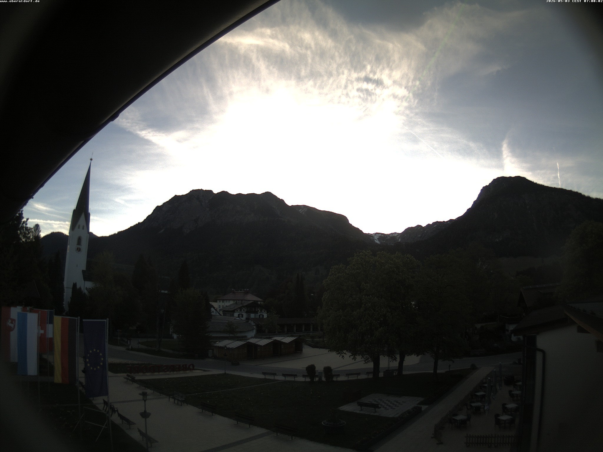 Archiv Foto Webcam Kurpark Oberstdorf