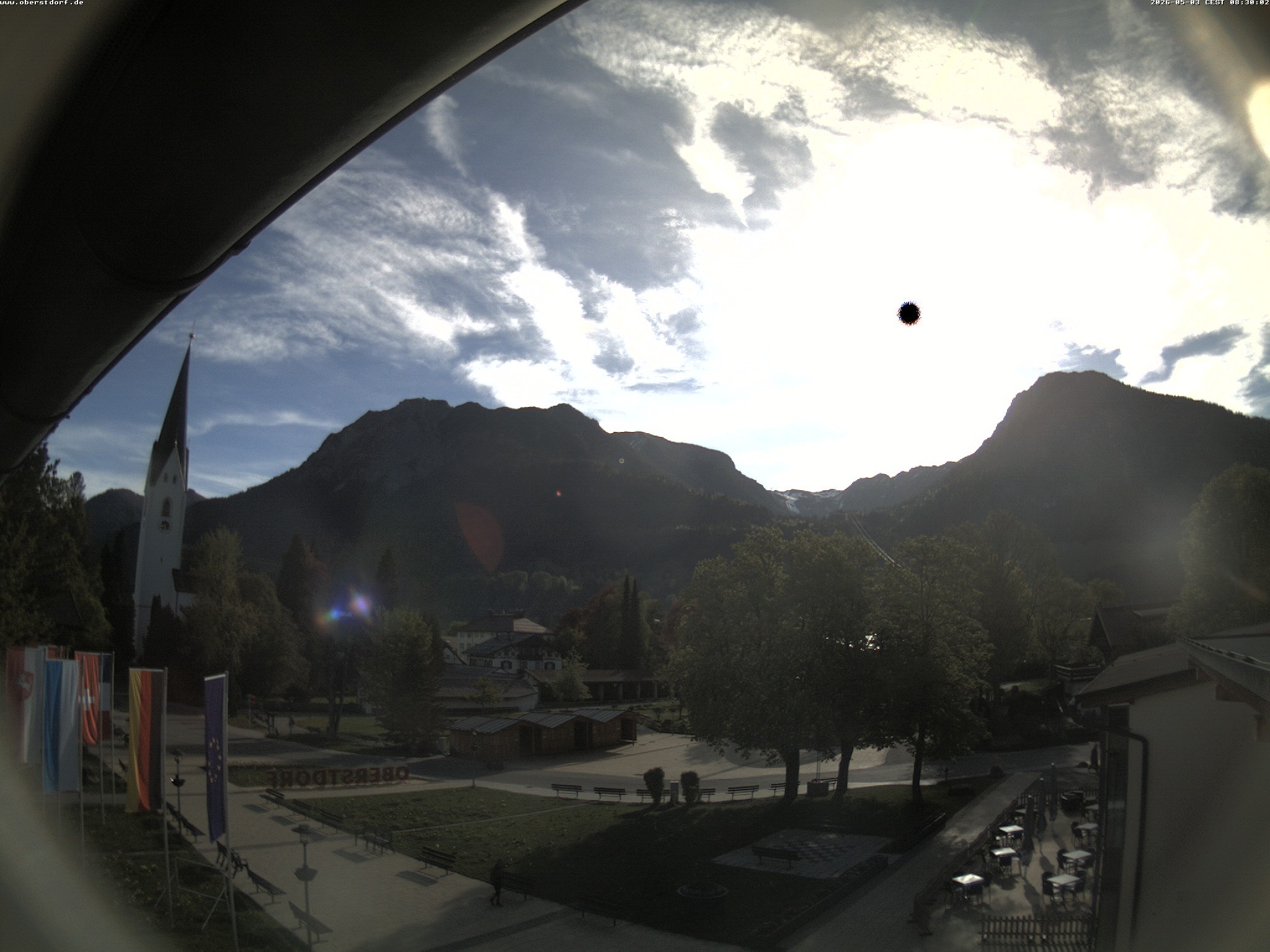 Archiv Foto Webcam Kurpark Oberstdorf