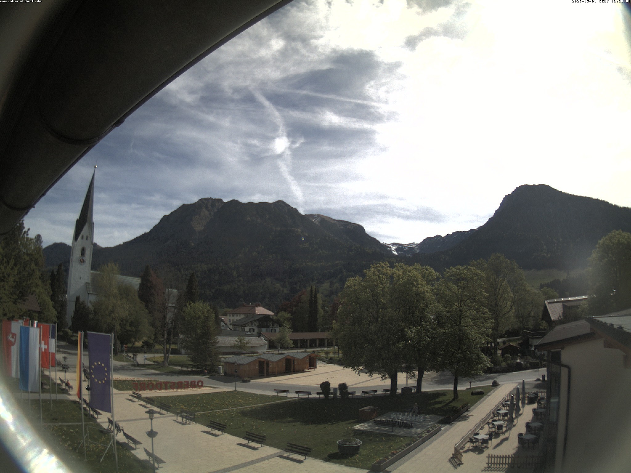 Archiv Foto Webcam Kurpark Oberstdorf