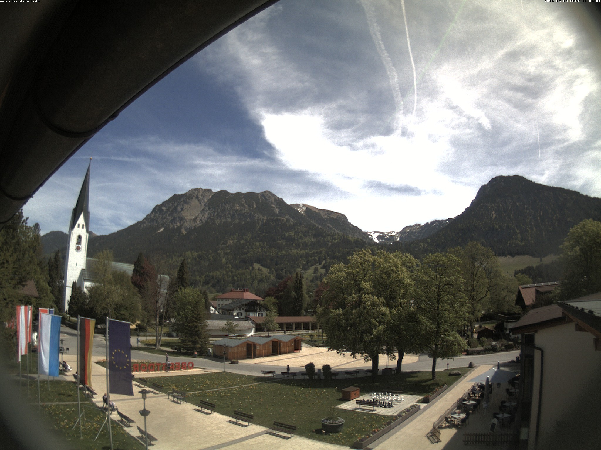 Archiv Foto Webcam Kurpark Oberstdorf
