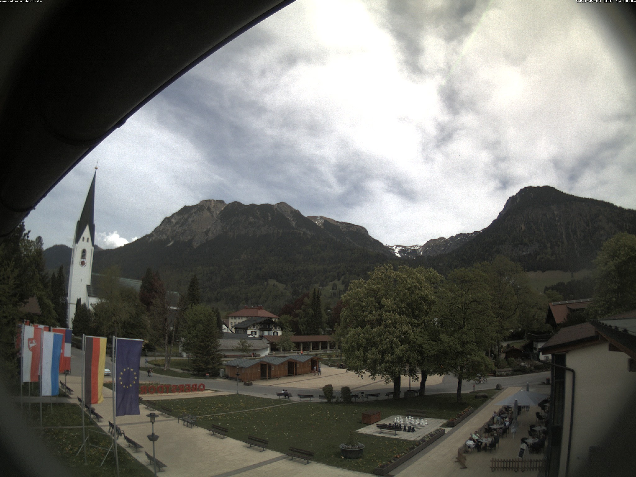 Archiv Foto Webcam Kurpark Oberstdorf