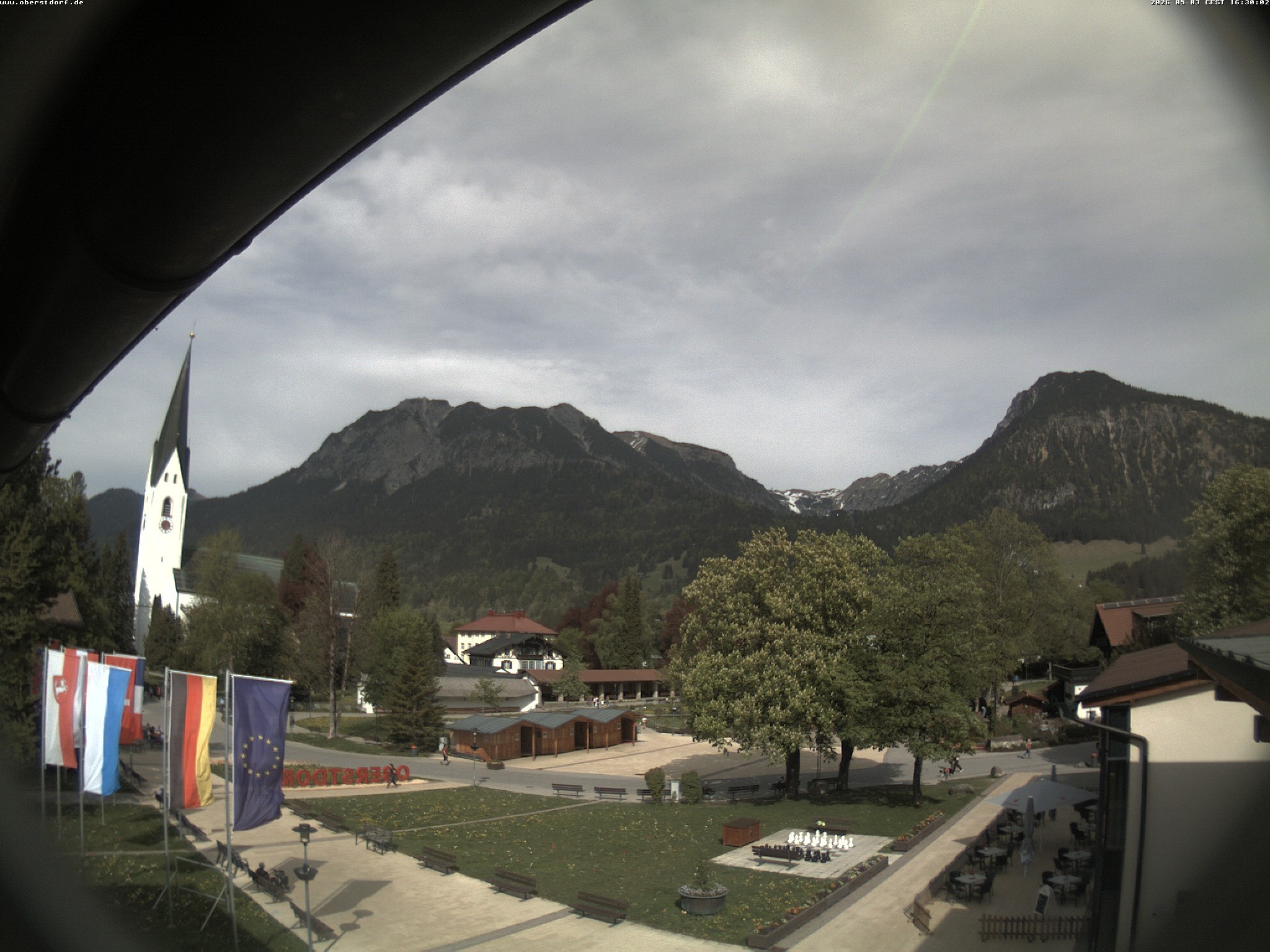Archiv Foto Webcam Kurpark Oberstdorf