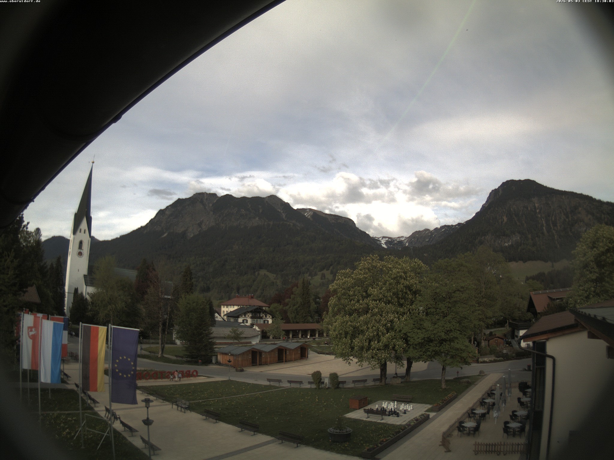 Archiv Foto Webcam Kurpark Oberstdorf