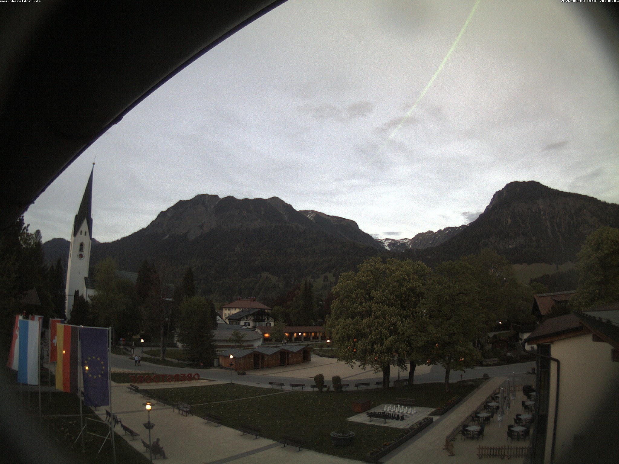 Archiv Foto Webcam Kurpark Oberstdorf