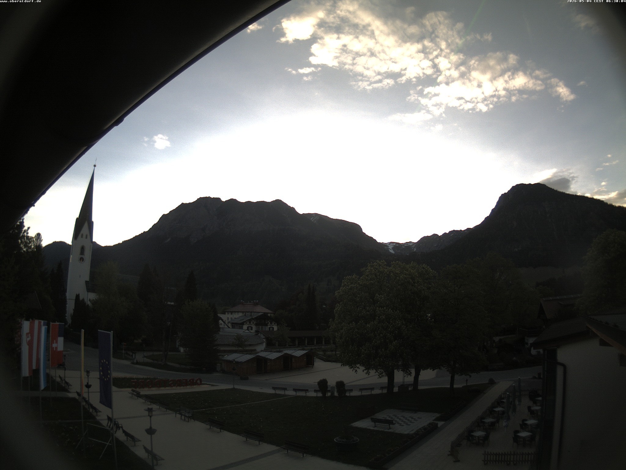Archiv Foto Webcam Kurpark Oberstdorf