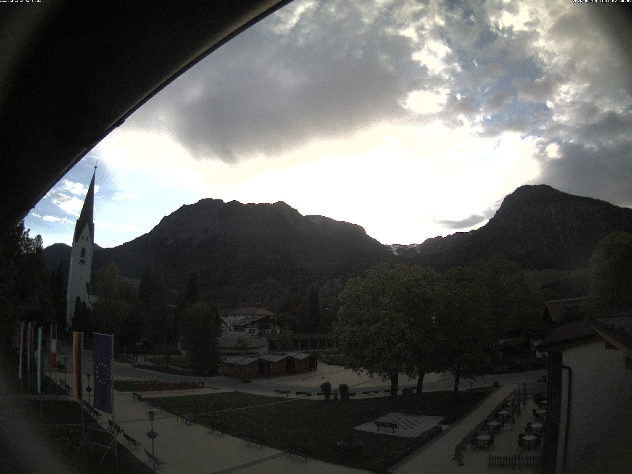 Archiv Foto Webcam Kurpark Oberstdorf