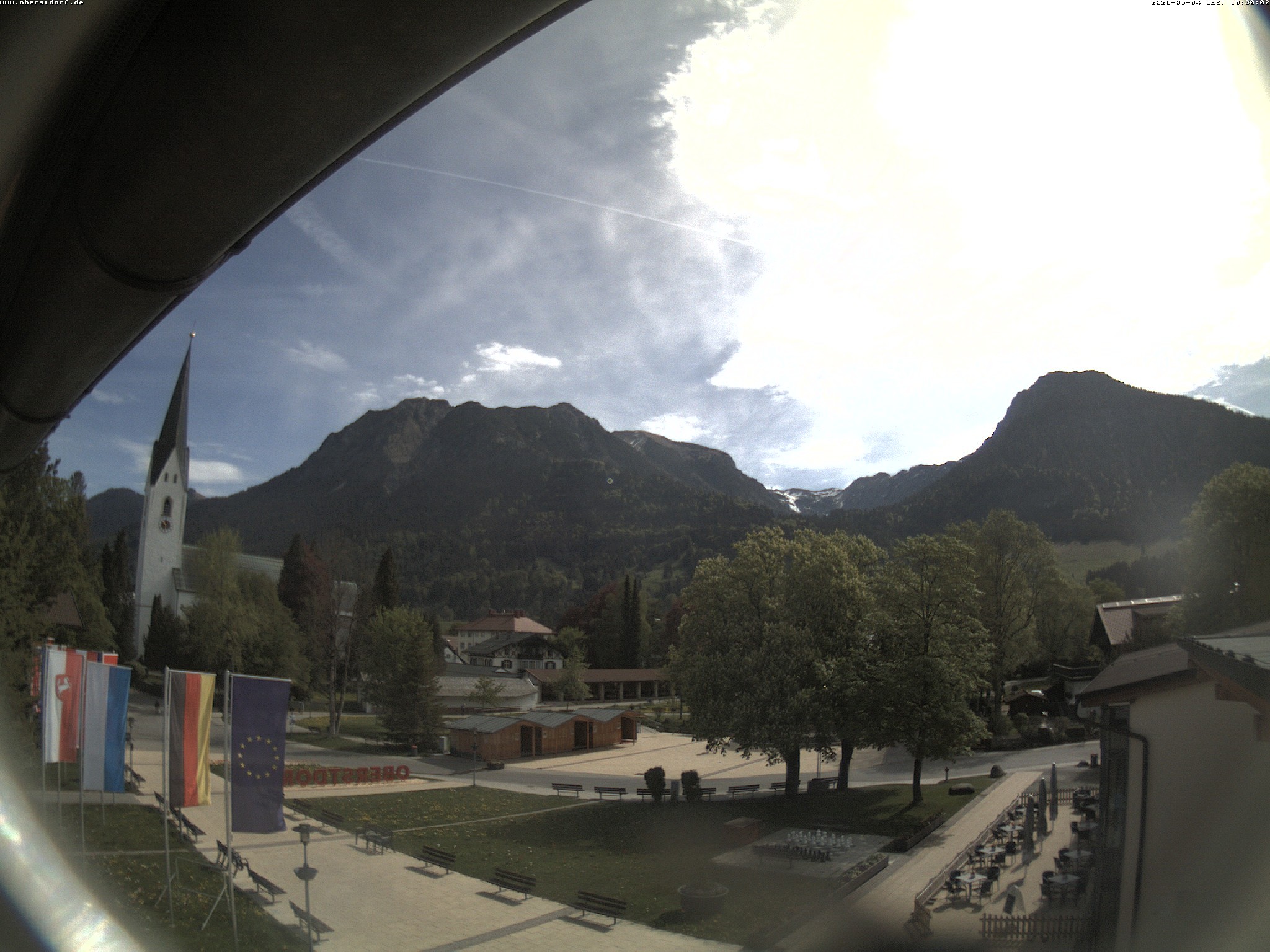 Archiv Foto Webcam Kurpark Oberstdorf