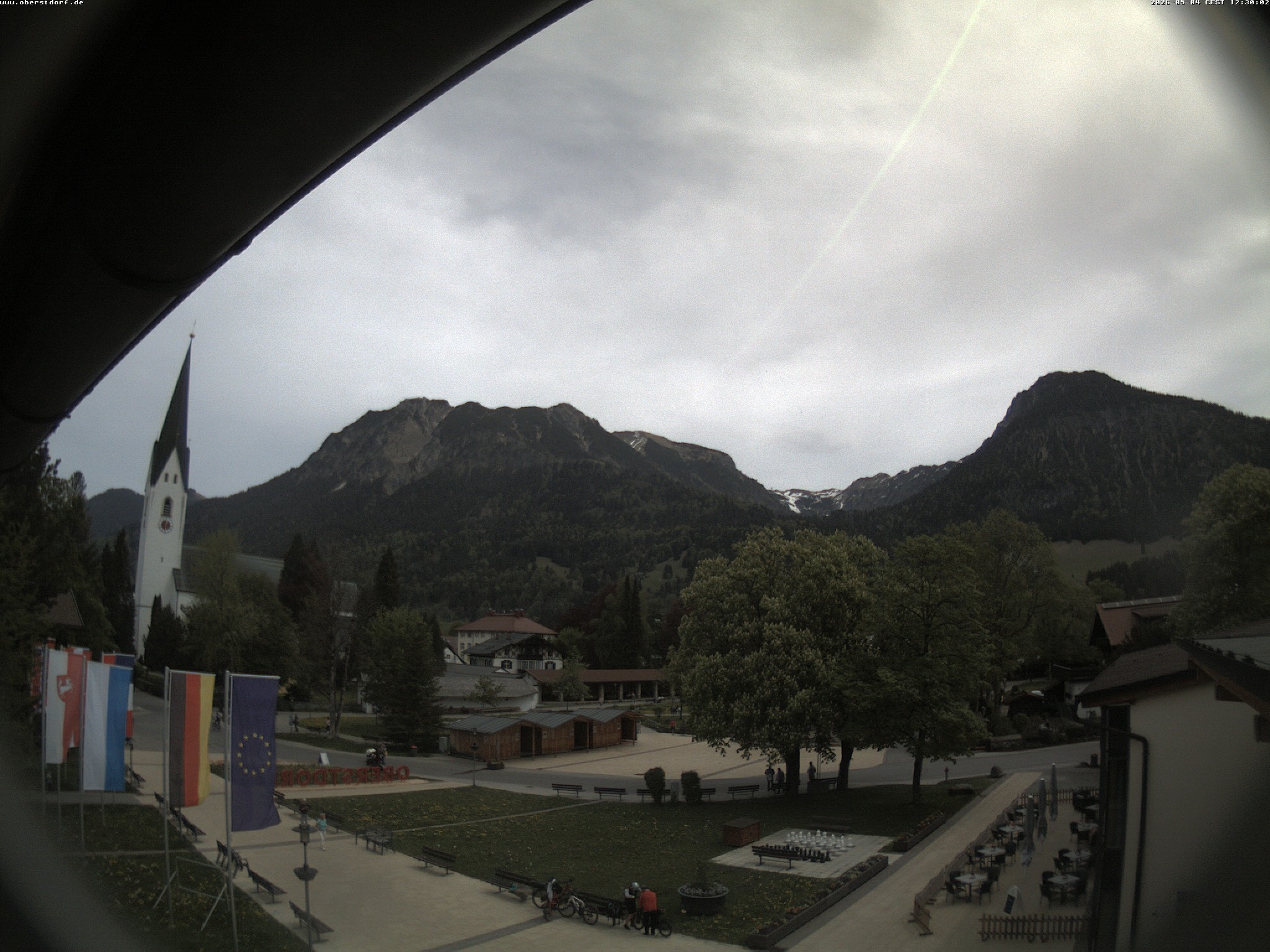 Archiv Foto Webcam Kurpark Oberstdorf