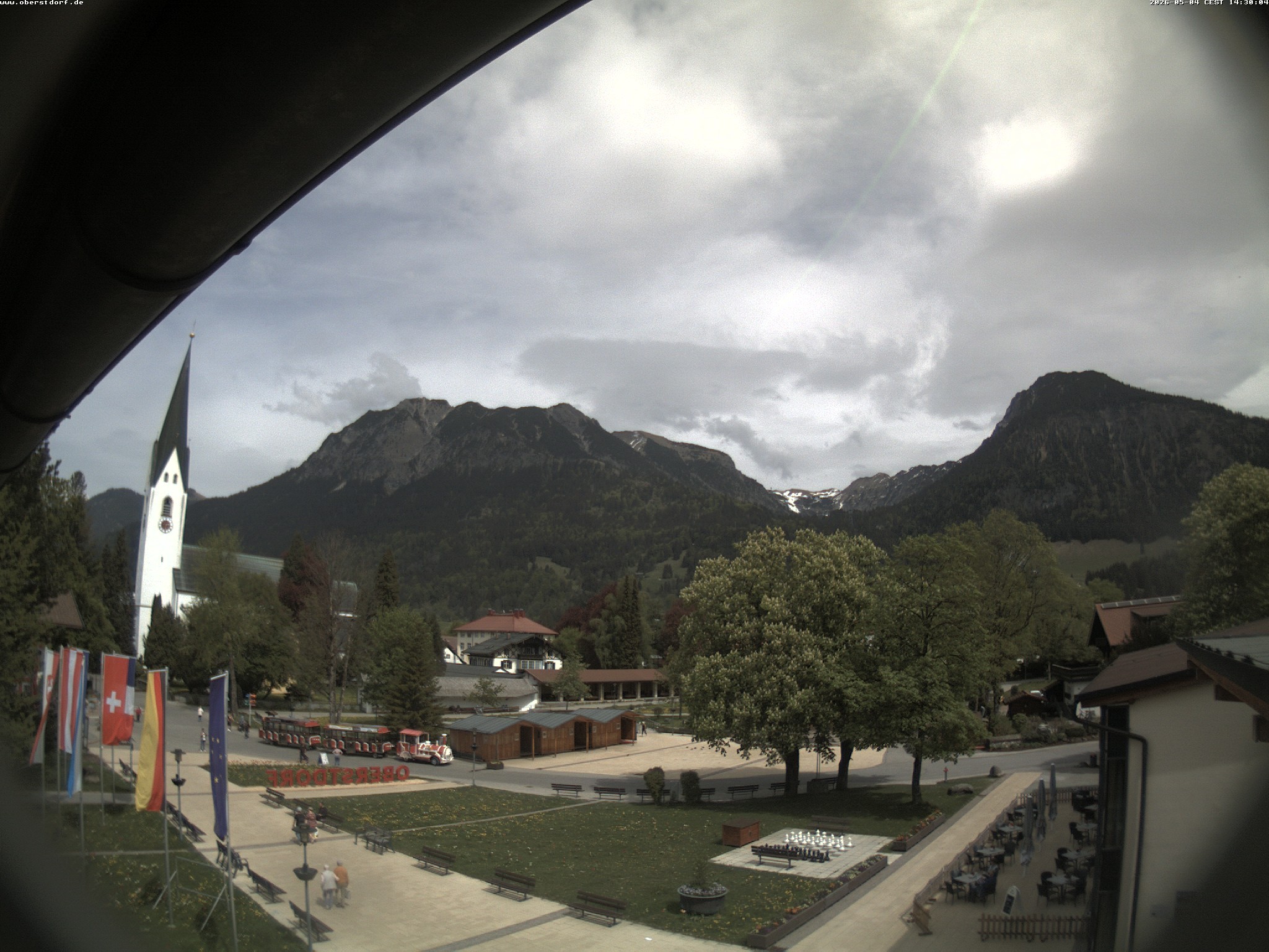 Archiv Foto Webcam Kurpark Oberstdorf