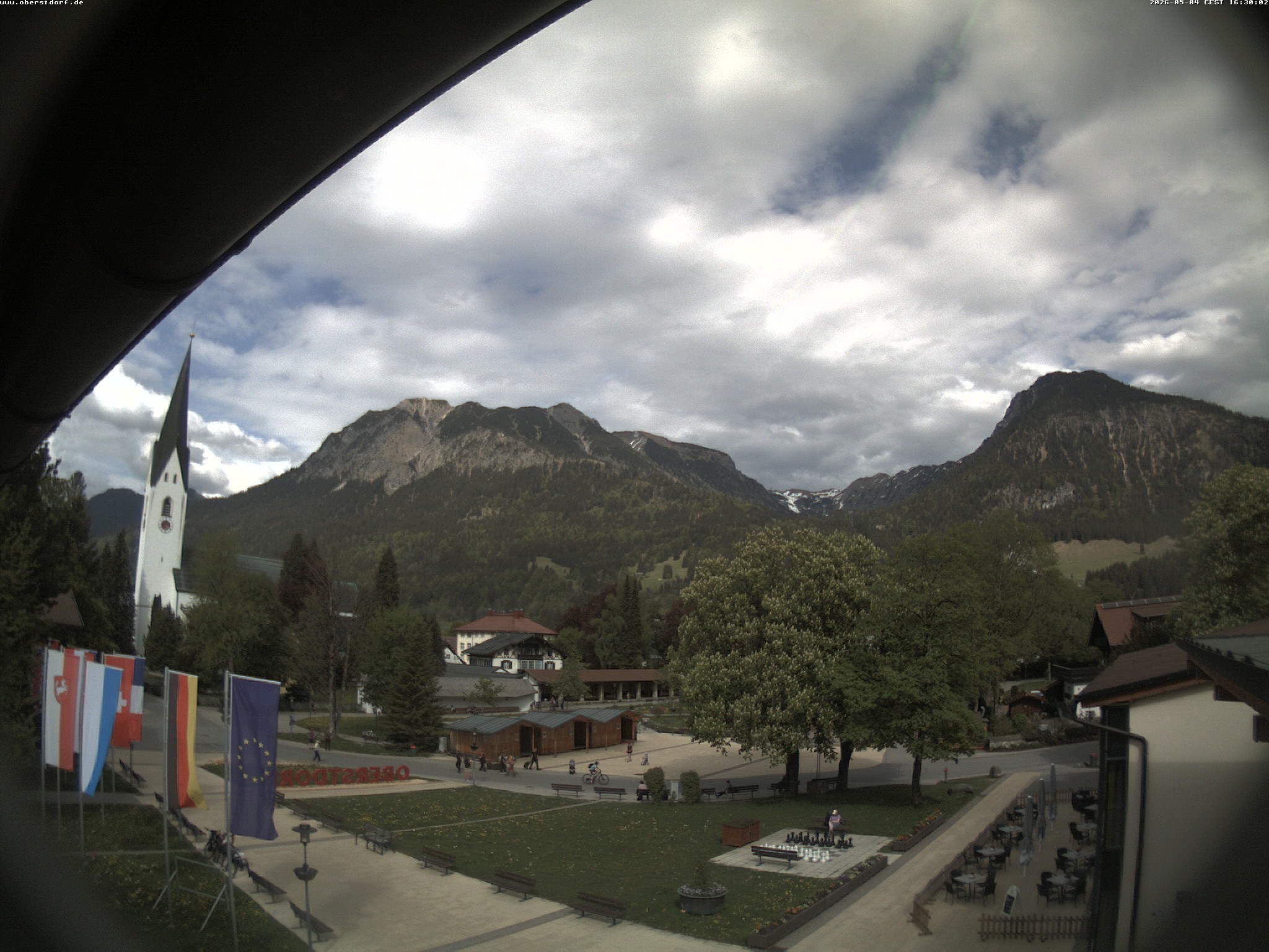 Archiv Foto Webcam Kurpark Oberstdorf