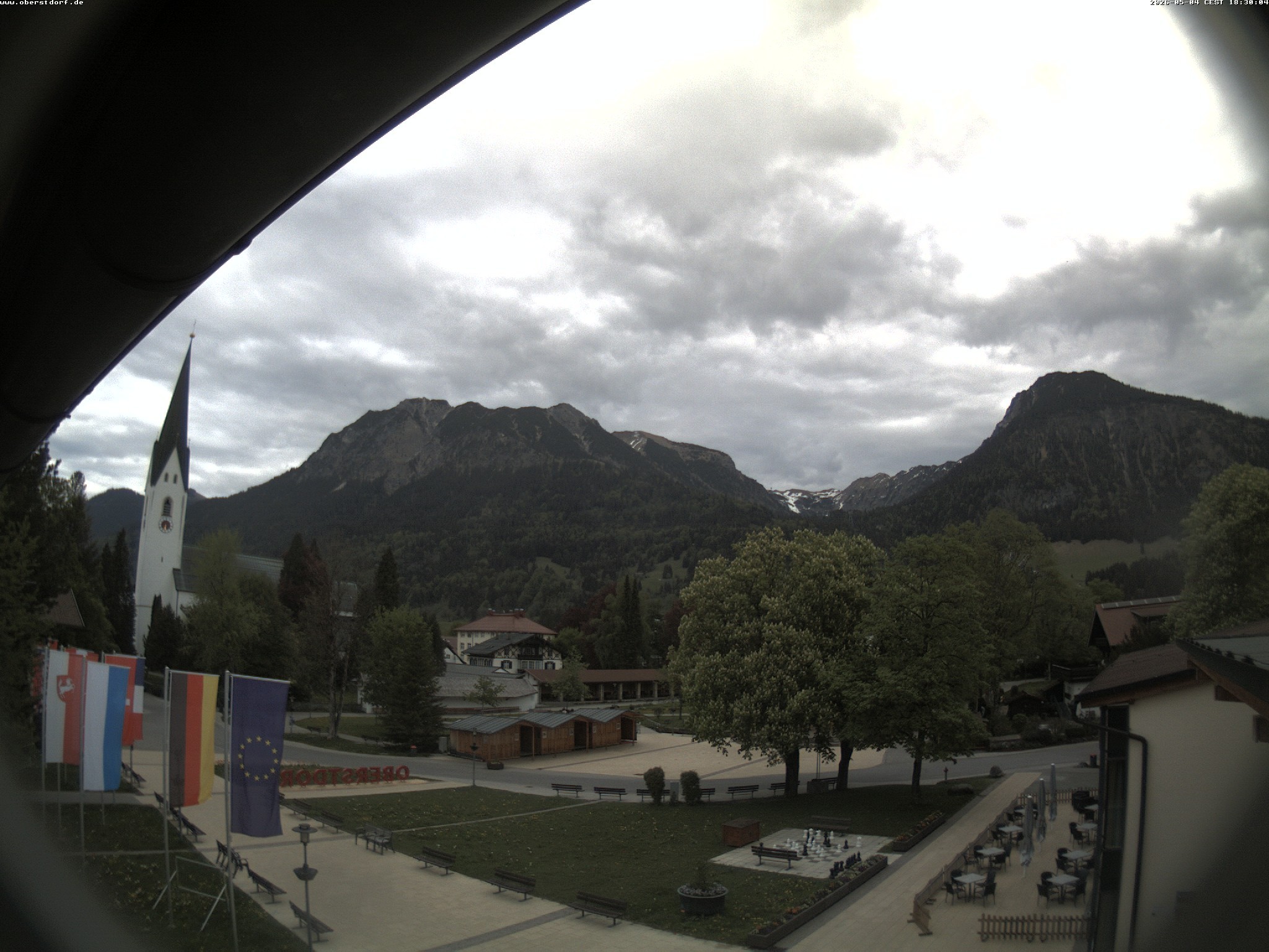 Archiv Foto Webcam Kurpark Oberstdorf
