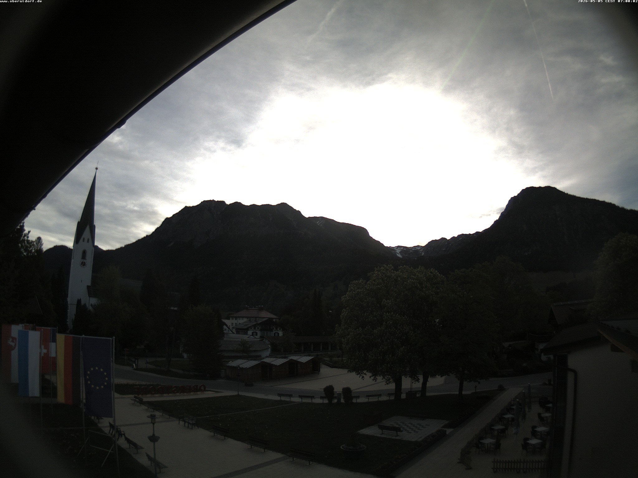 Archiv Foto Webcam Kurpark Oberstdorf