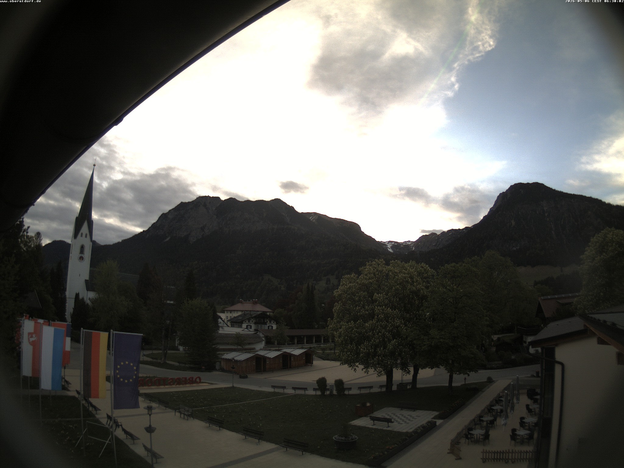 Archiv Foto Webcam Kurpark Oberstdorf