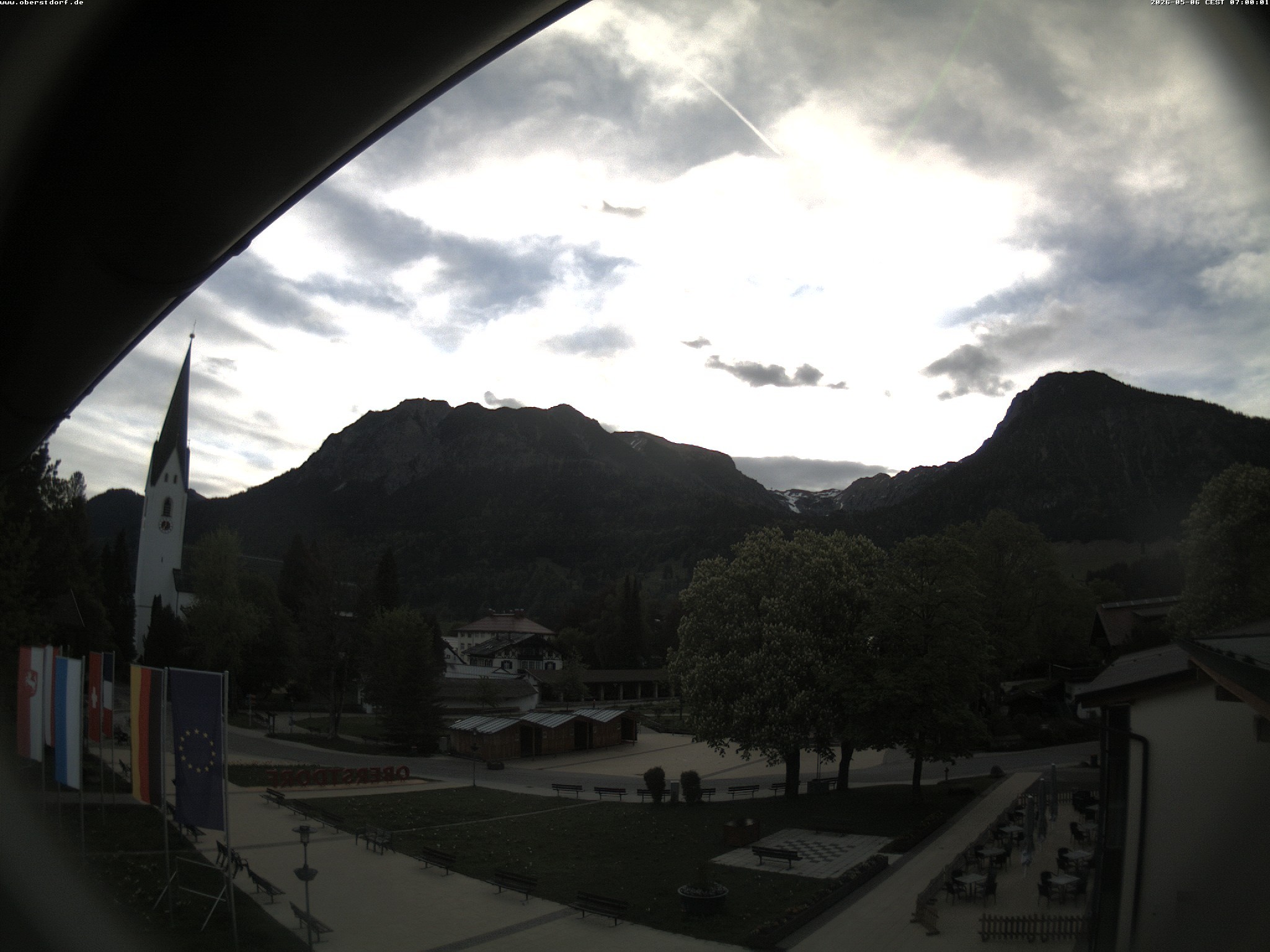 Archiv Foto Webcam Kurpark Oberstdorf
