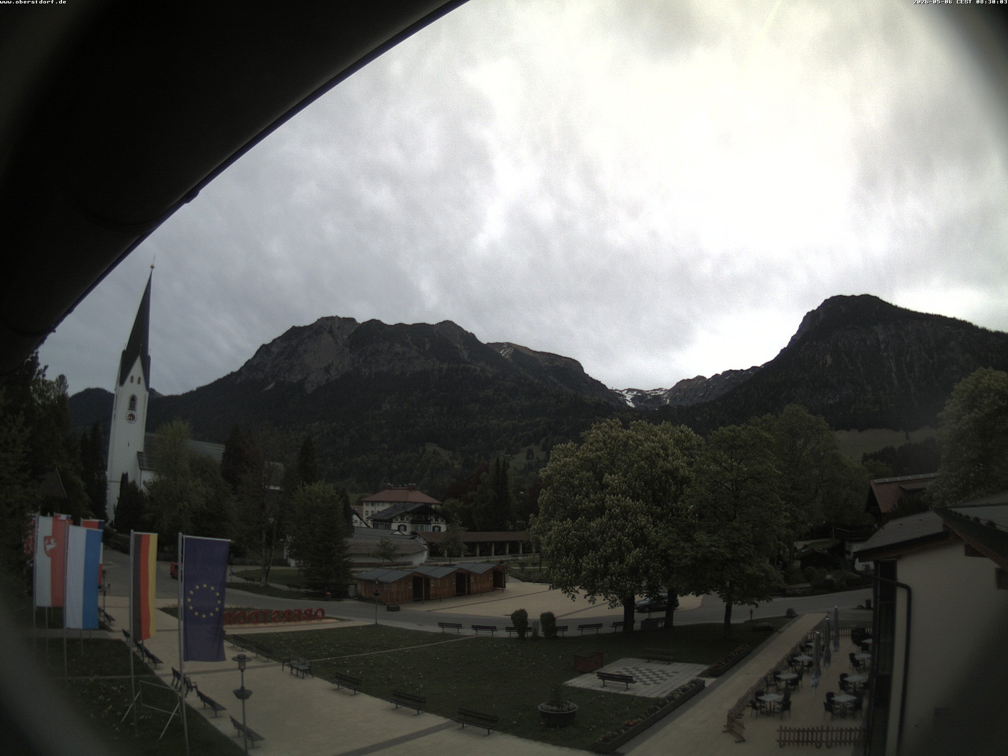Archiv Foto Webcam Kurpark Oberstdorf