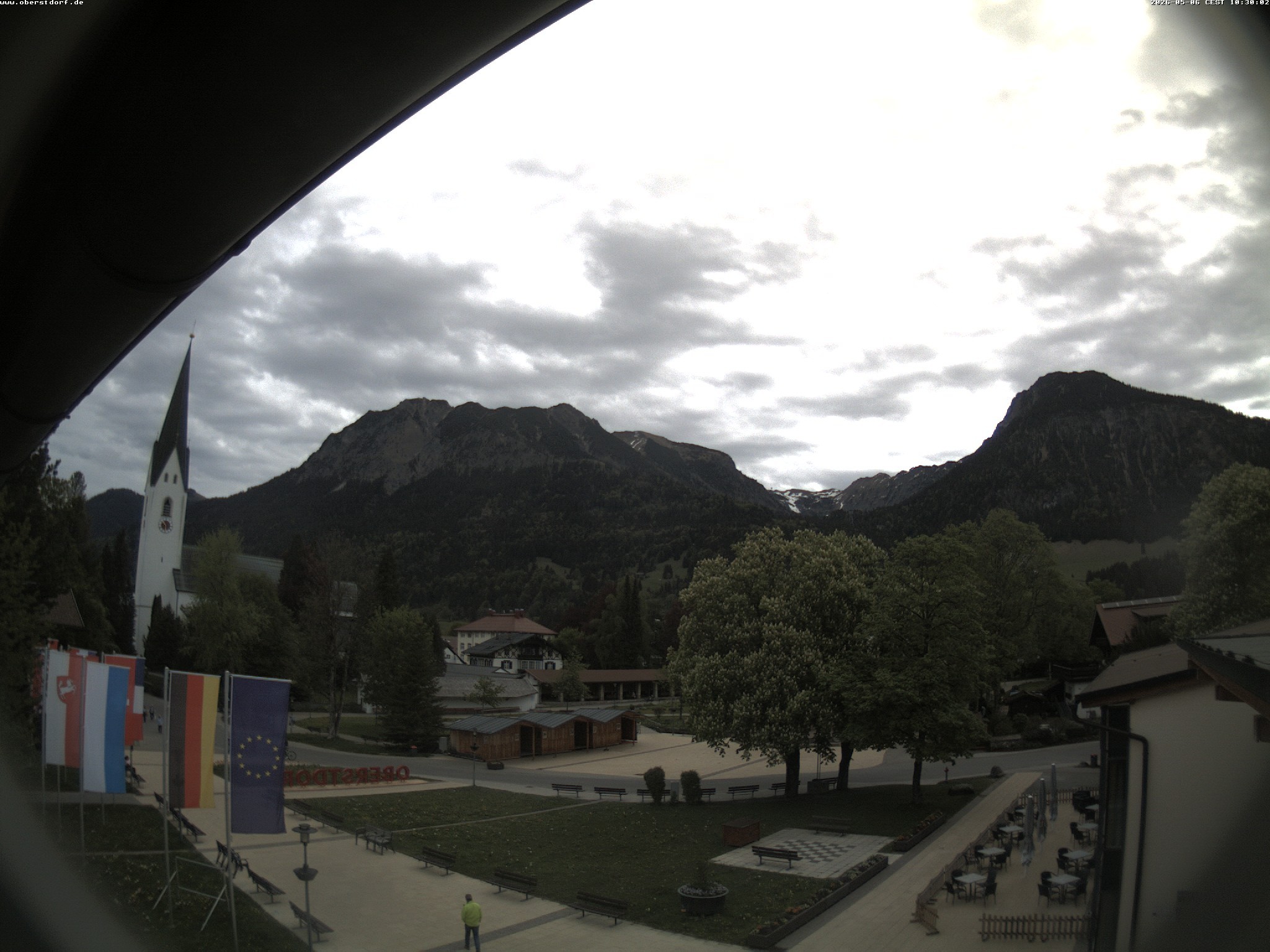 Archiv Foto Webcam Kurpark Oberstdorf